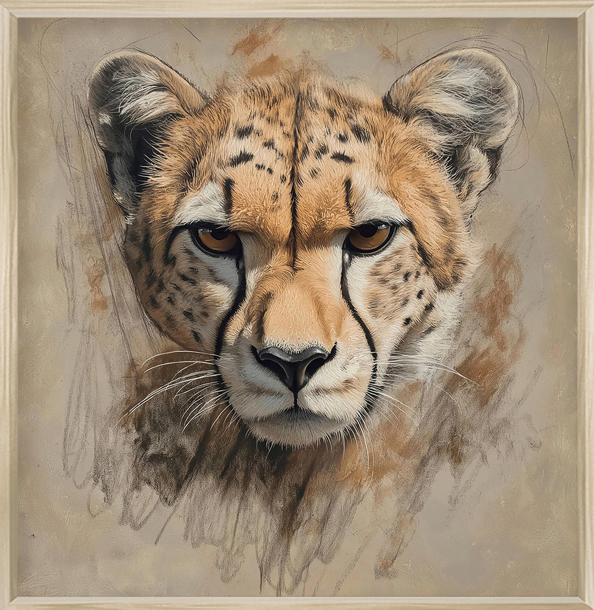 METALLBILD 30/30/2 cm  - Multicolor, Basics, Metall (30/30/2cm)