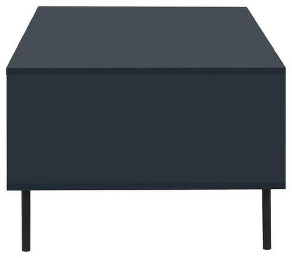 KONFERENČNÍ STOLEK, tmavě modrá, kompozitní dřevo, 110/60/40 cm - černá/tmavě modrá, Moderní, kov/kompozitní dřevo (110/60/40cm) - MID.YOU