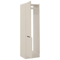 GERÄTEUMBAUSCHRANK 60/211/57 cm  in Kaschmir  - Kaschmir/Schwarz, Basics, Holzwerkstoff/Metall (60/211/57cm) - Carryhome