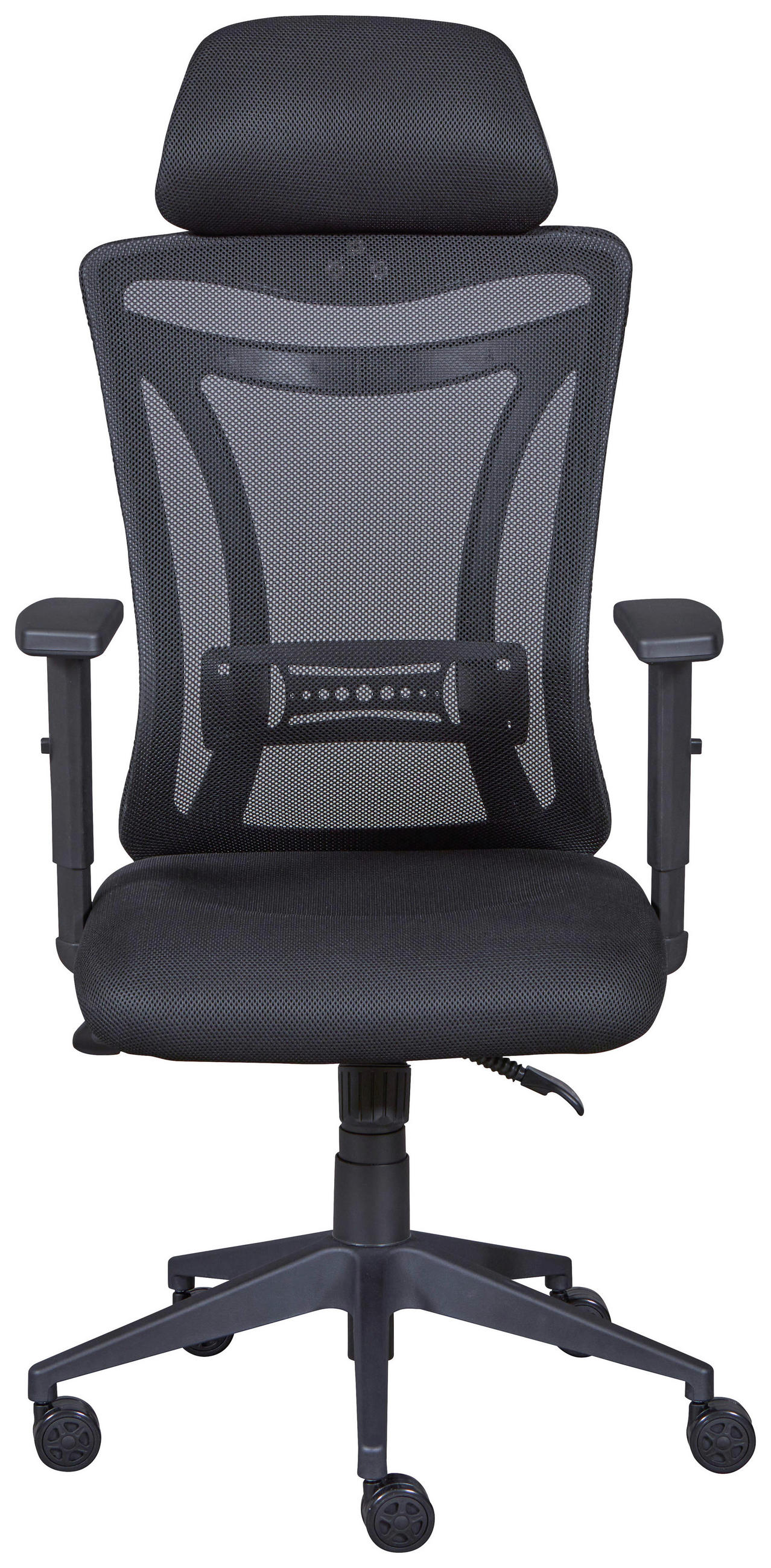 DREHSTUHL Schwarz  - Schwarz, KONVENTIONELL, Textil (61/125-135/88cm) - MID.YOU