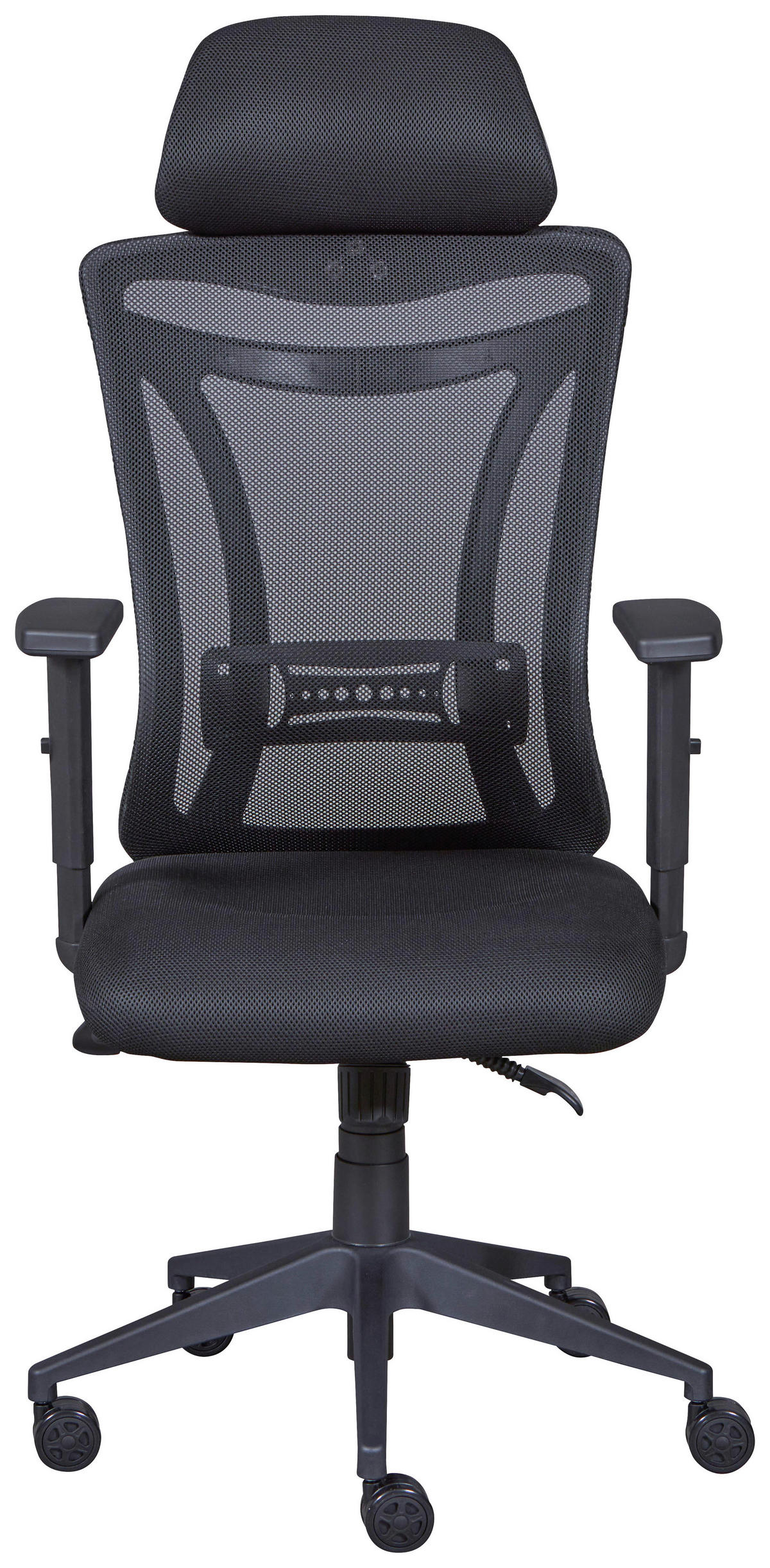 DREHSTUHL Schwarz  - Schwarz, KONVENTIONELL, Textil (61/125-135/88cm) - MID.YOU