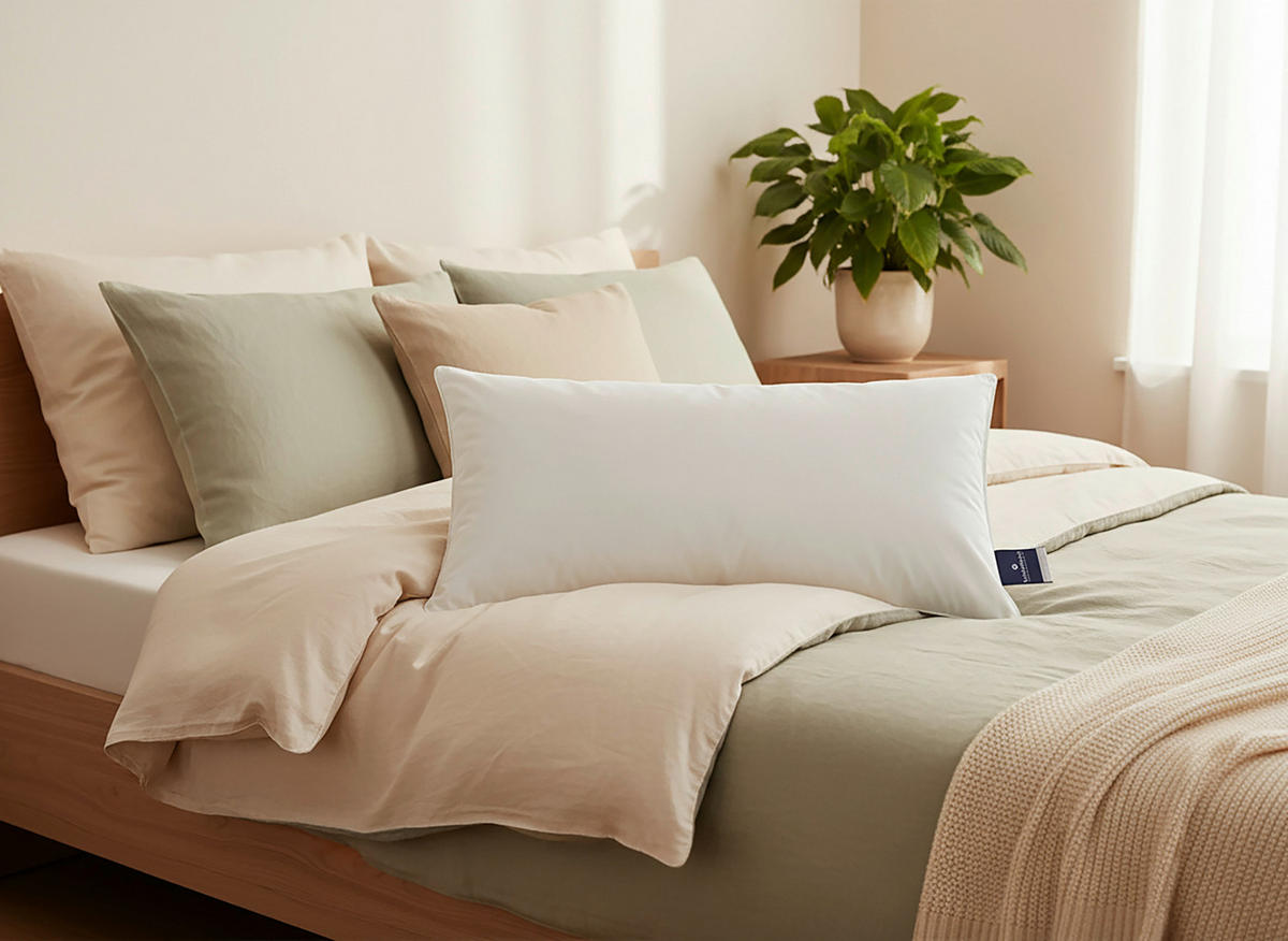 KOPFKISSEN  Nena  40/80 cm       - Weiß, Basics, Textil (40/80cm) - Billerbeck