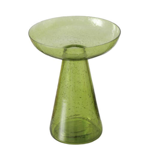 VASE  - Hellgrün, Basics, Glas (16/20cm) - Boltze Home