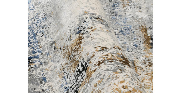 VINTAGE-TEPPICH 160/230 cm Le Mans Grau, Schwarz - Schwarz/Grau, Design, Textil (160/230cm) - Dieter Knoll