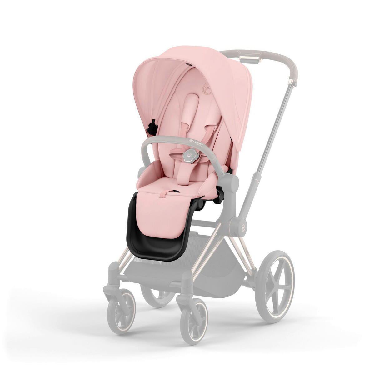 KINDERWAGENAUSSTATTUNG - Hellrosa, Basics, Kunststoff/Textil (92/60/109cm) - Cybex