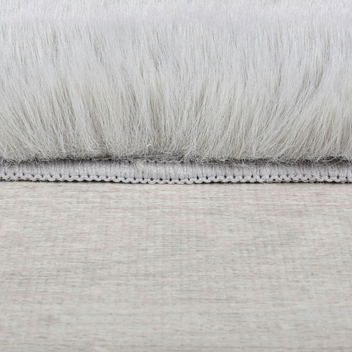 WEBTEPPICH 120/170 cm IVY LUXURY FUR Grau  - Grau, KONVENTIONELL, Textil (120/170cm)