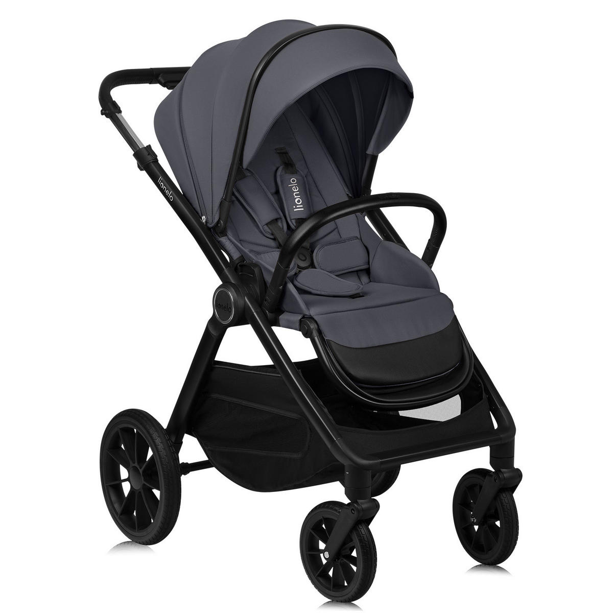 KINDERWAGENSET LO-Layla 3in1  - Grau, Basics (94/62/115cm) - Lionelo