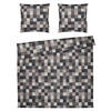 BETTWÄSCHE Mosaic Makosatin 200/200 cm  - Graphitfarben, Design, Textil (200/200cm) - Joop!