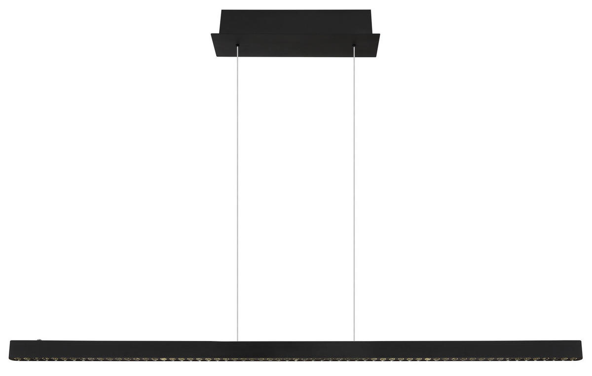 LED-HÄNGELEUCHTE 120/9/120 cm    - Schwarz, Konventionell, Metall (120/9/120cm) - Globo