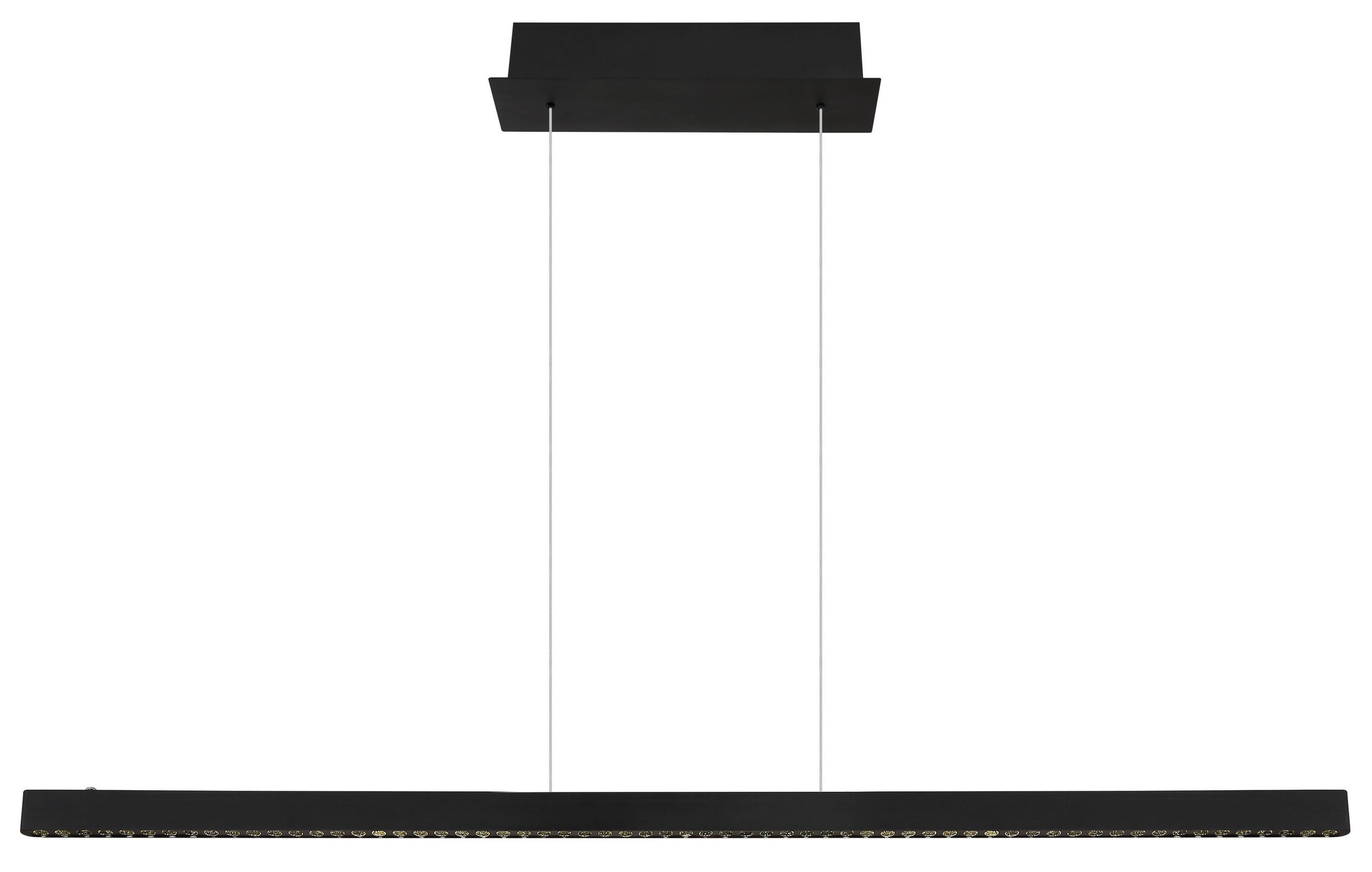 Globo Led-Hängeleuchte Schwarz 9x120x120 cm