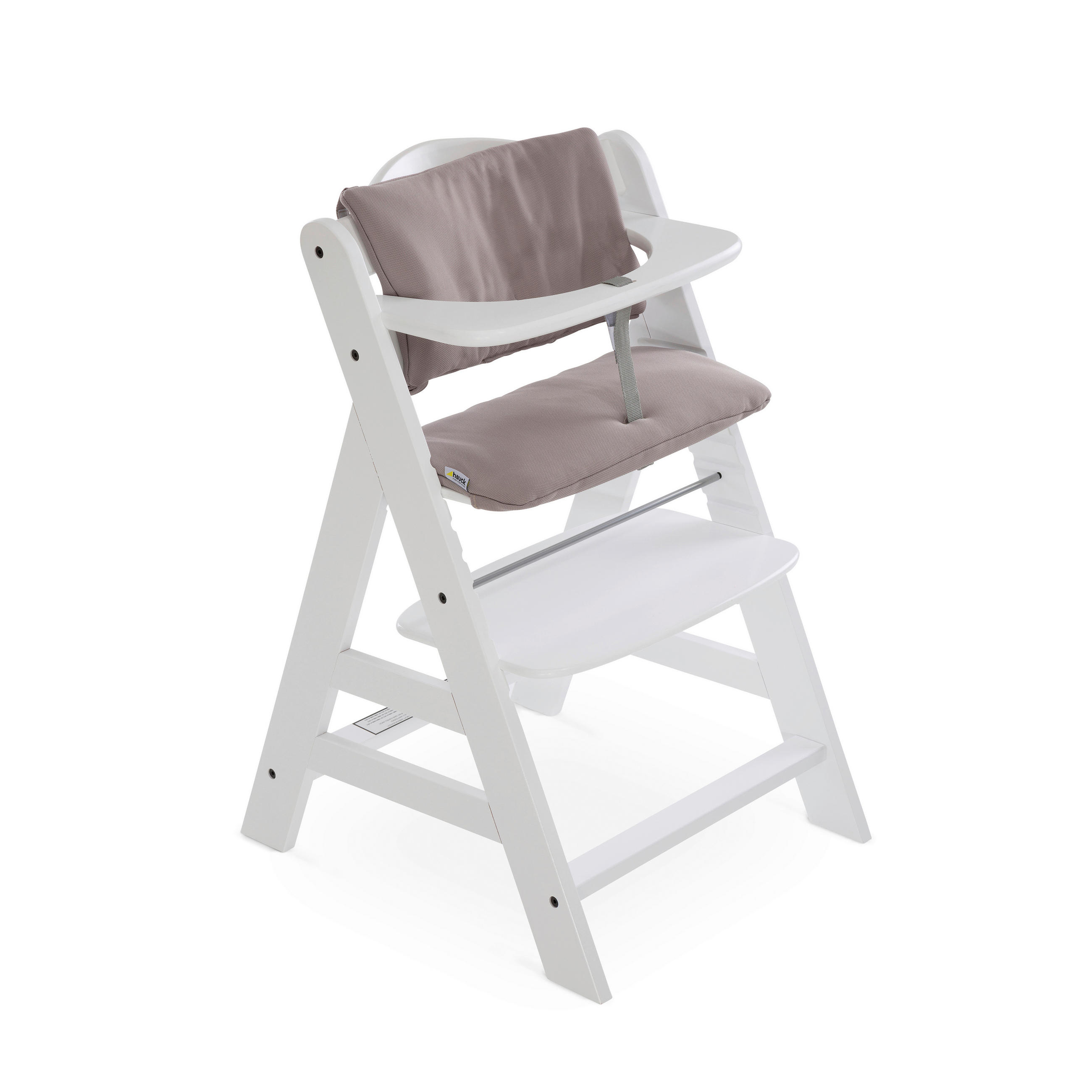 HOCHSTUHLEINLAGE Highchairpad Deluxe  - Beige, Basics, Textil (44/24cm) - Hauck