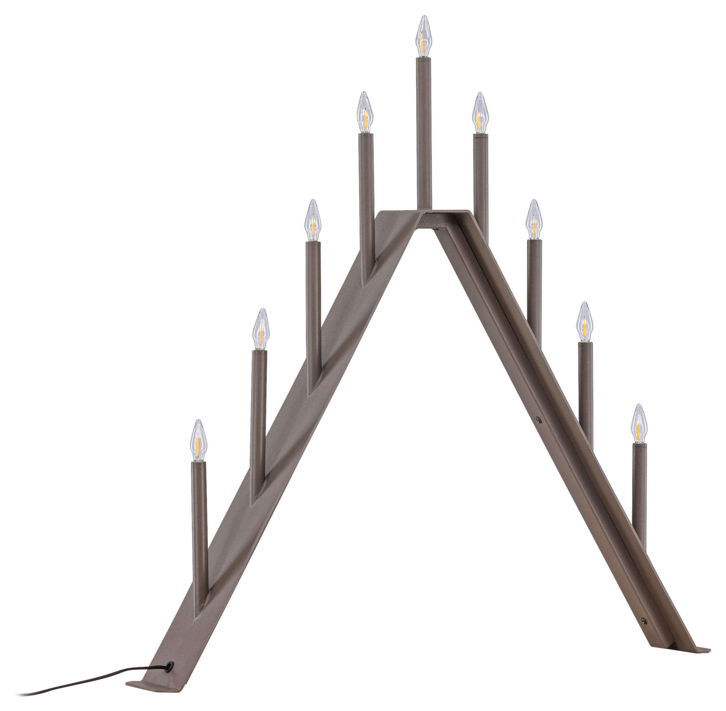 WEIHNACHTSPYRAMIDE  - Braun, Basics, Metall (64/64/9cm) - P & B