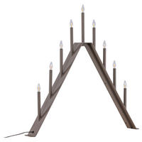 WEIHNACHTSPYRAMIDE  - Braun, Basics, Metall (64/64/9cm) - P & B