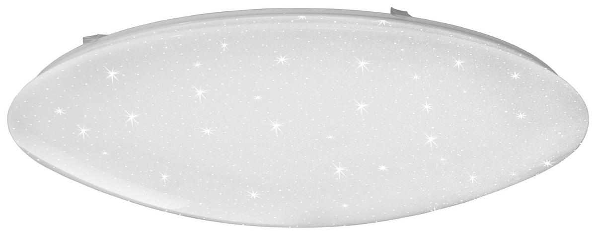 STROPNÉ LED SVIETIDLO, 77/14 cm  - biela, Basics, kov/plast (77/14cm)