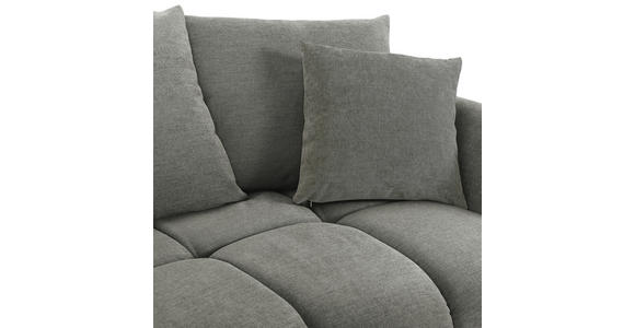 BIGSOFA Flachgewebe Grau, Olivgrün  - Schwarz/Olivgrün, KONVENTIONELL, Holz/Textil (290/78/115cm) - Carryhome