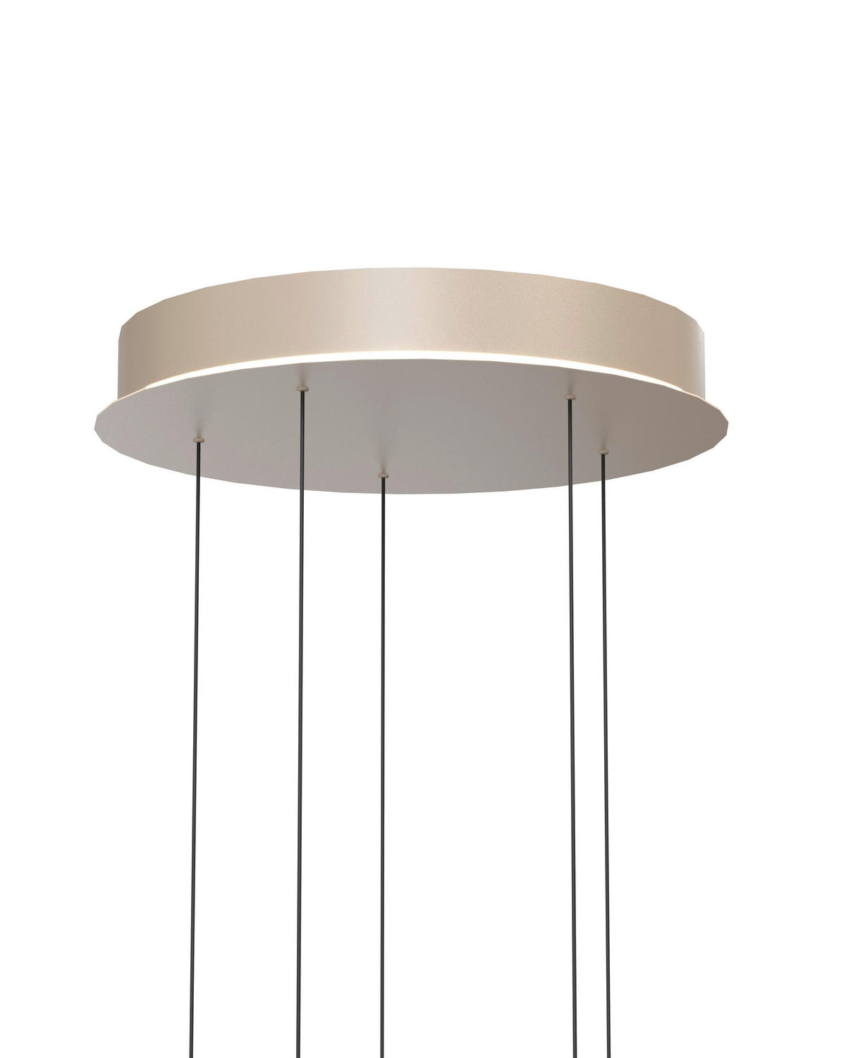 LAMPĂ SUSPENDATĂ CU LED 42/180/42 cm  - nisipiu, Basics, metal (42/180/42cm)