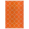 OUTDOORTEPPICH 80/150 cm Berlin Orange  - Orange, LIFESTYLE, Kunststoff/Textil (80/150cm)
