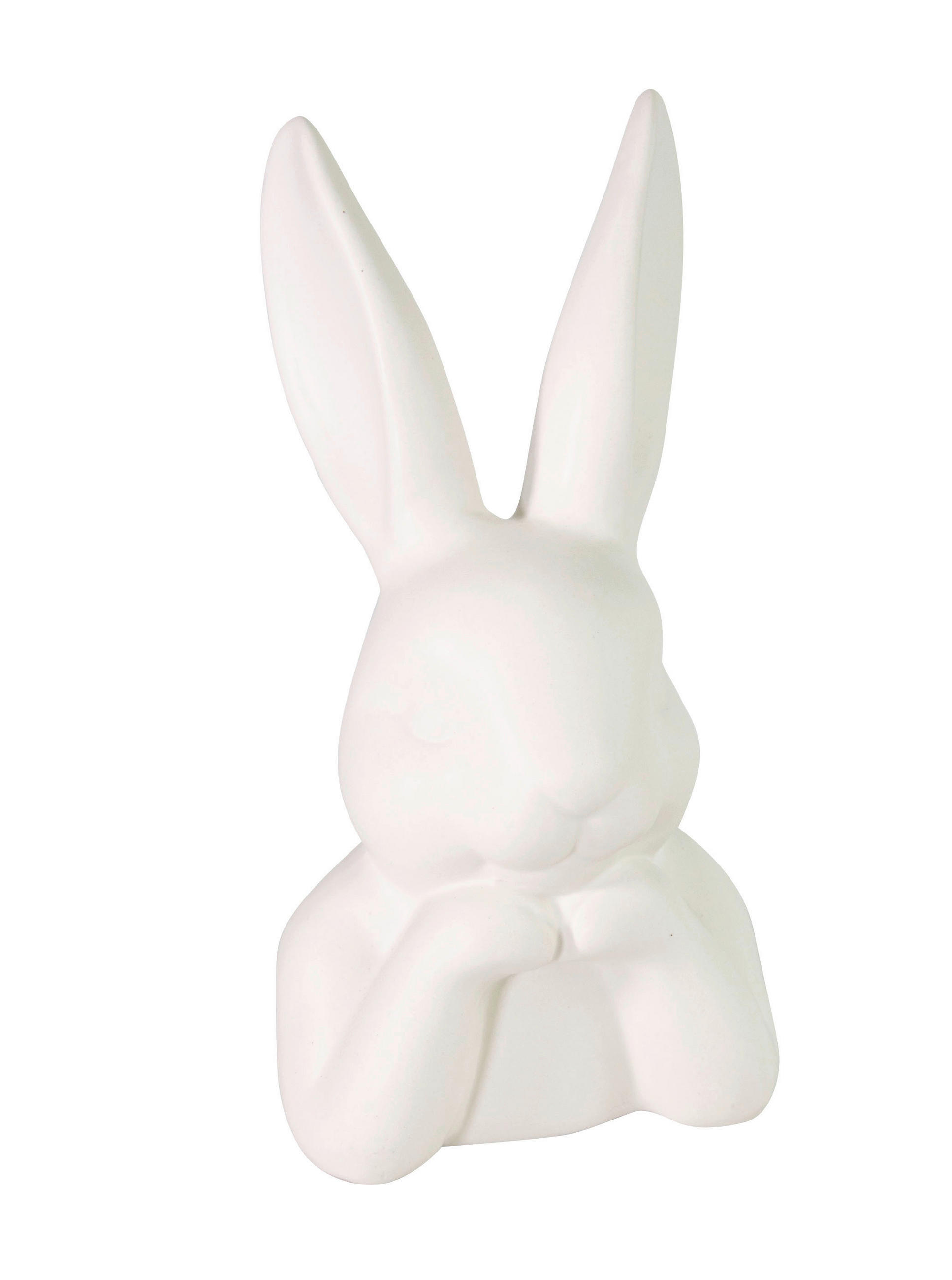 DEKOHASE - Weiß, MODERN, Keramik (18,5cm)