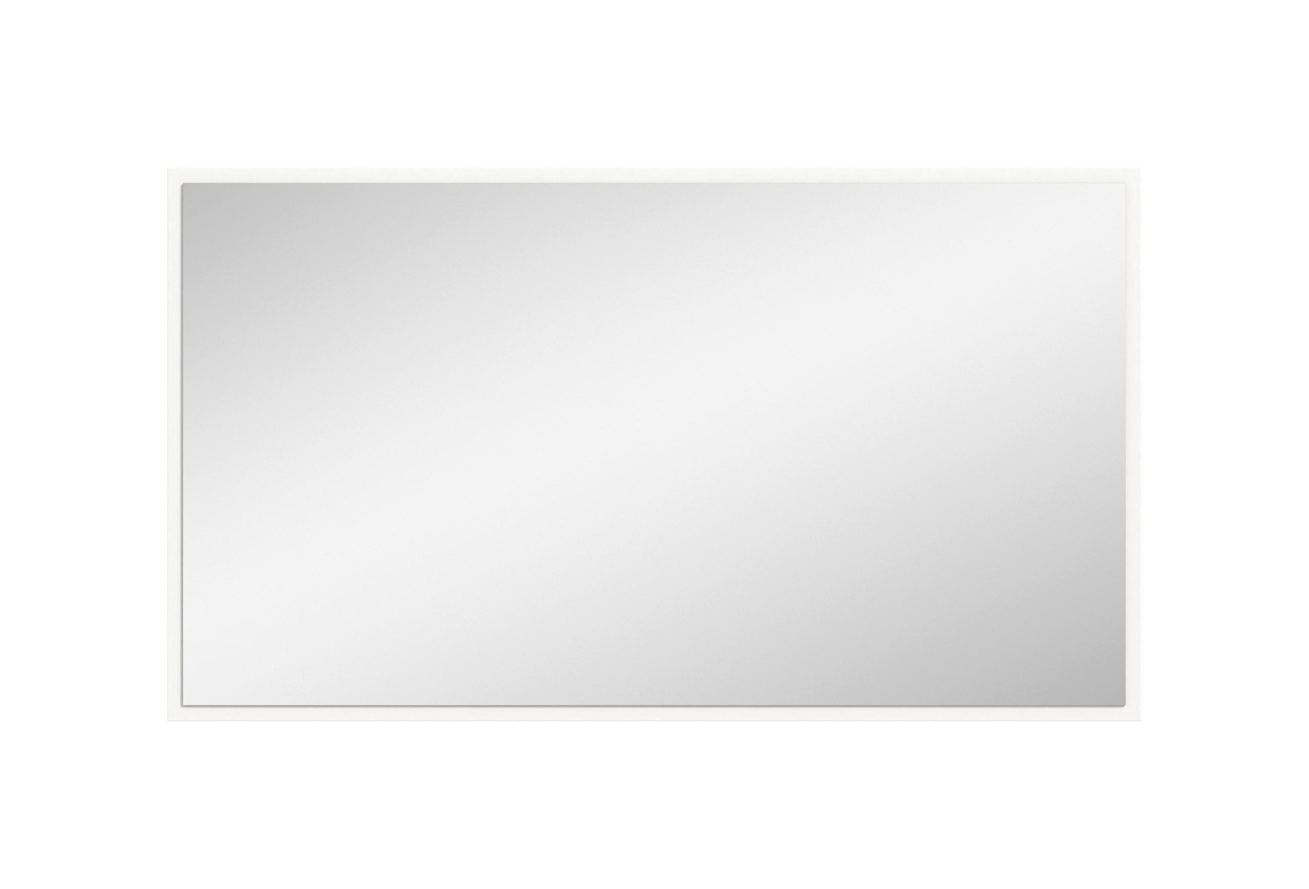 SPIEGEL 92/52/2 cm  - Weiss, Design, Holzwerkstoff (92/52/2cm) - Livetastic