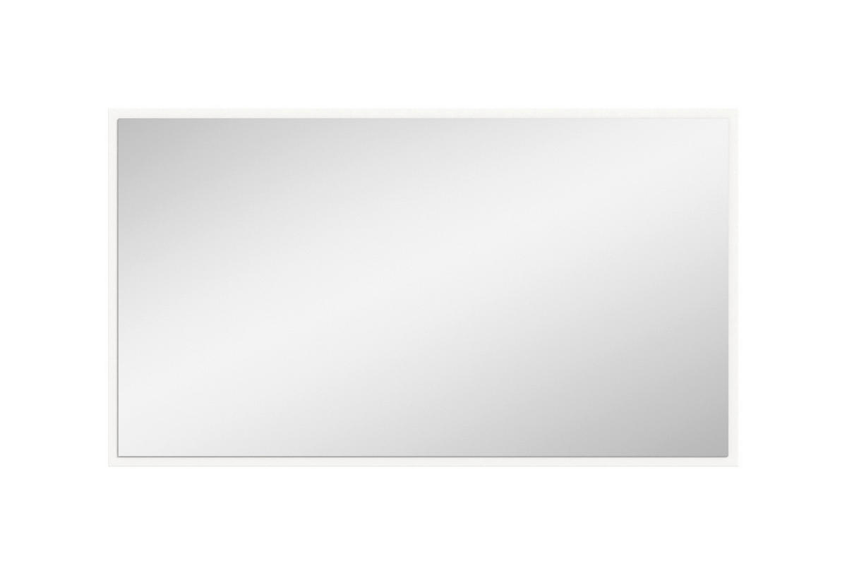 SPIEGEL 92/52/2 cm  - Weiss, Design, Holzwerkstoff (92/52/2cm) - Livetastic