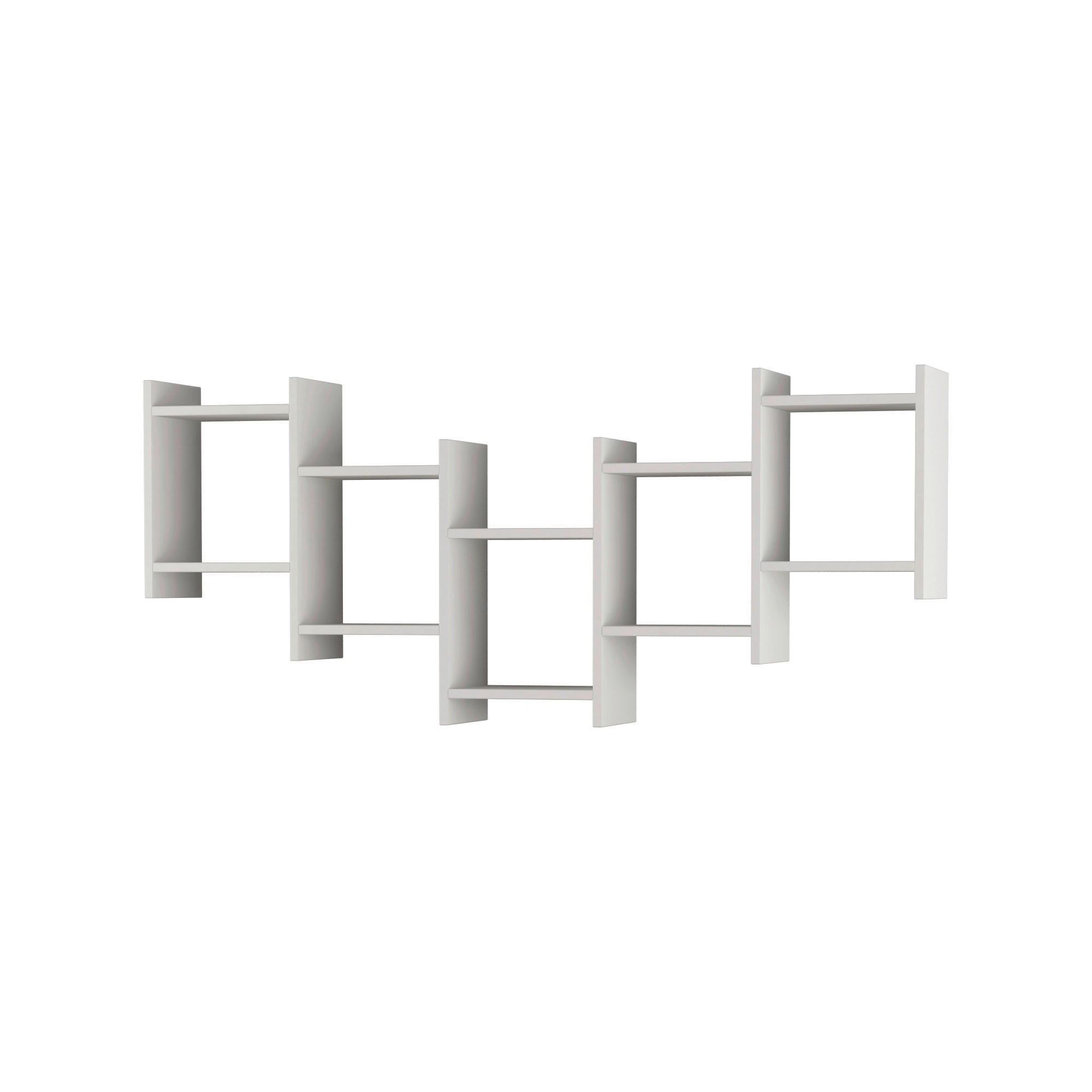 VÄGGHYLLPLAN 151/64/20 cm  - vit, Design, trämaterial (151/64/20cm) - Livetastic