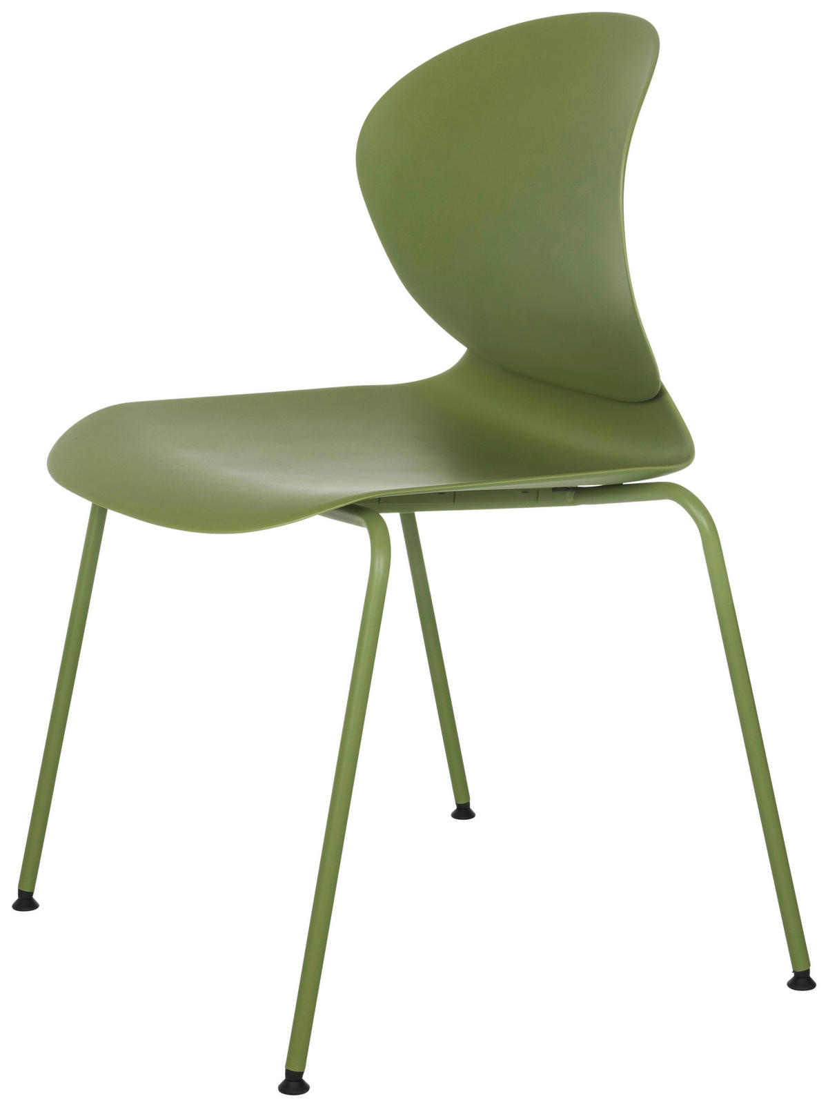 BESUCHERSTUHL Grün  - Grün, MODERN, Kunststoff/Metall (56/80/54cm) - MID.YOU