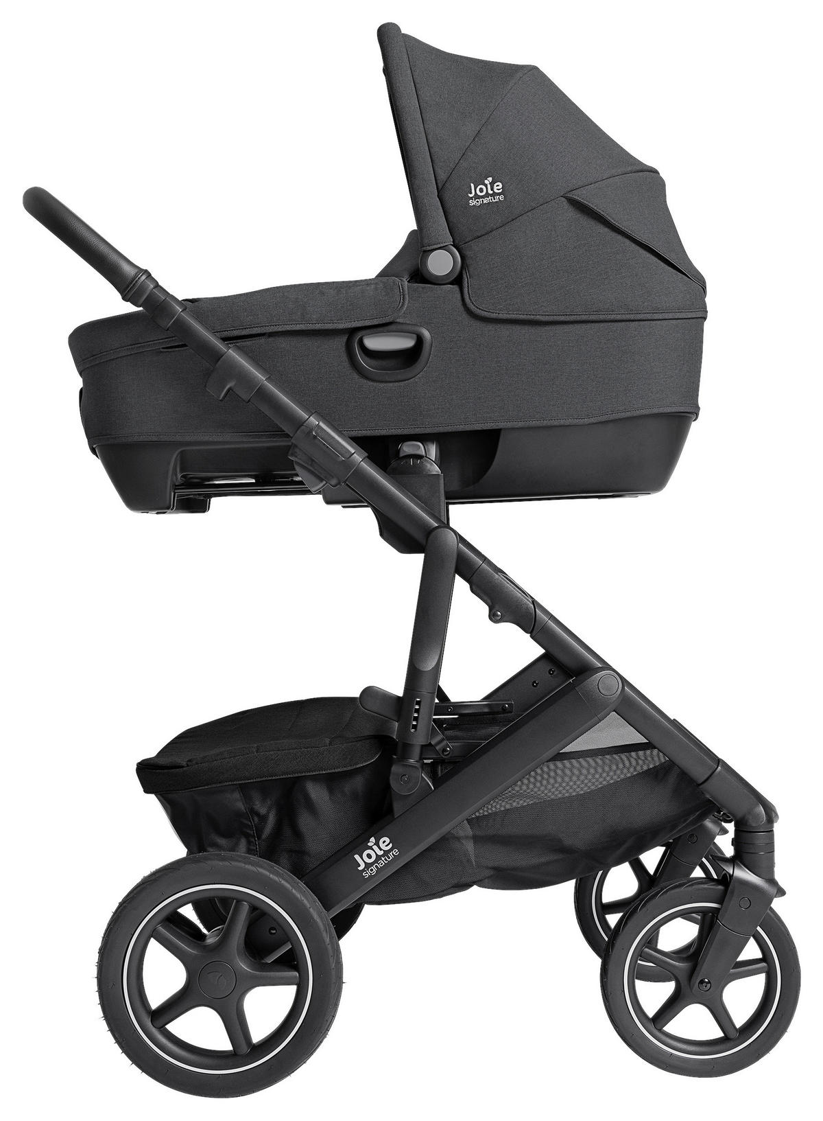 KOMBIKINDERWAGEN  Vinca inkl. Calmi  Ebony  - Graublau/Schwarz, Basics, Kunststoff (82/68/45cm) - JOIE SIGNATURE
