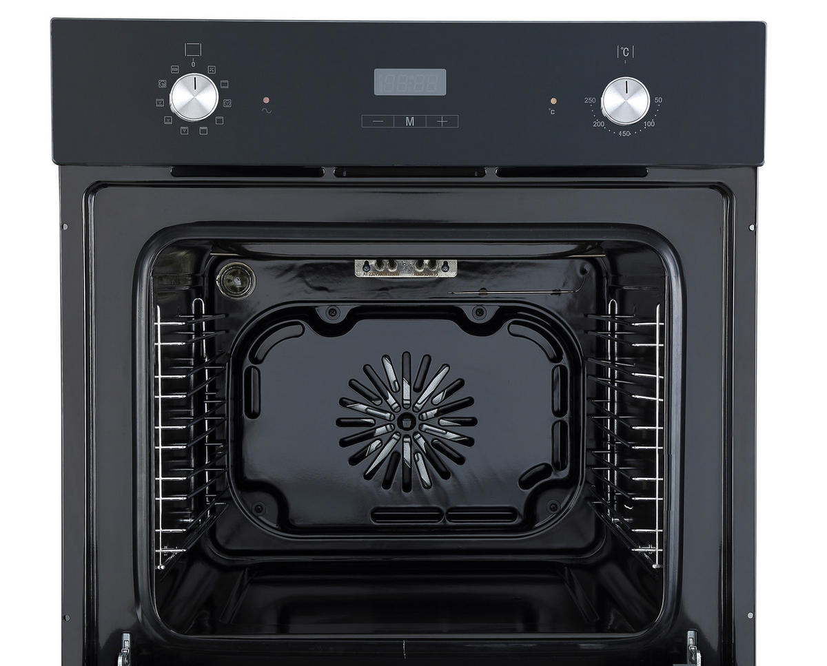 BACKOFENSET ASET6006600I  - Schwarz, Trend, Glas/Metall (59,5/59/55cm) - Respekta