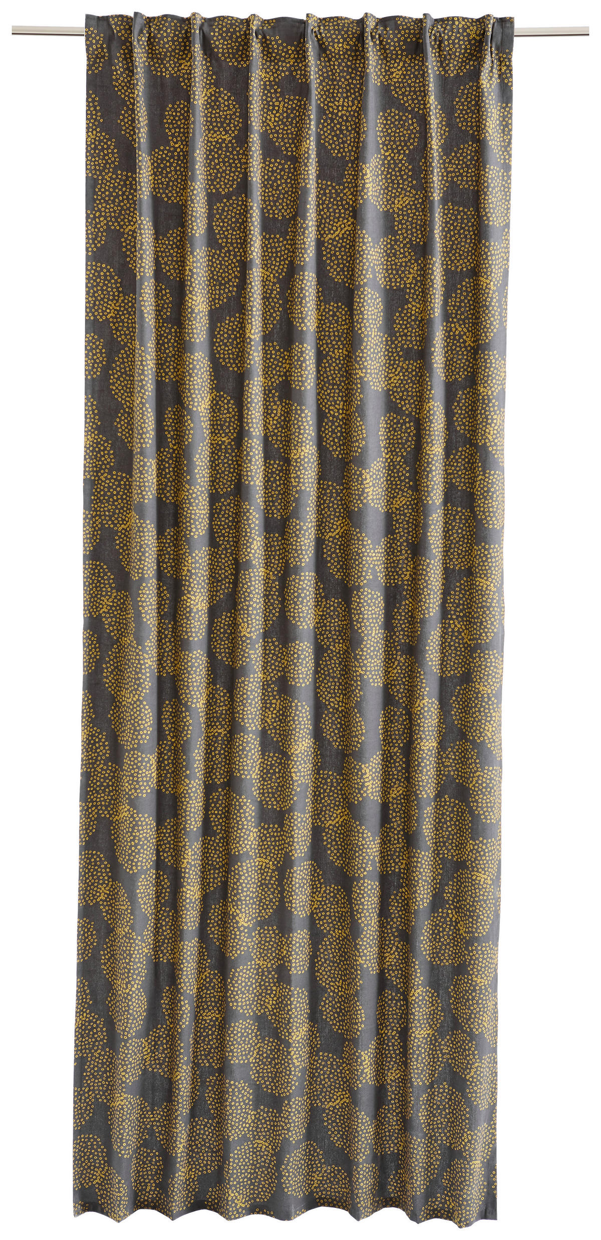 FERTIGVORHANG  blickdicht   130/250 cm  - Goldfarben/Schwarz, Basics, Textil (130/250cm) - Esprit