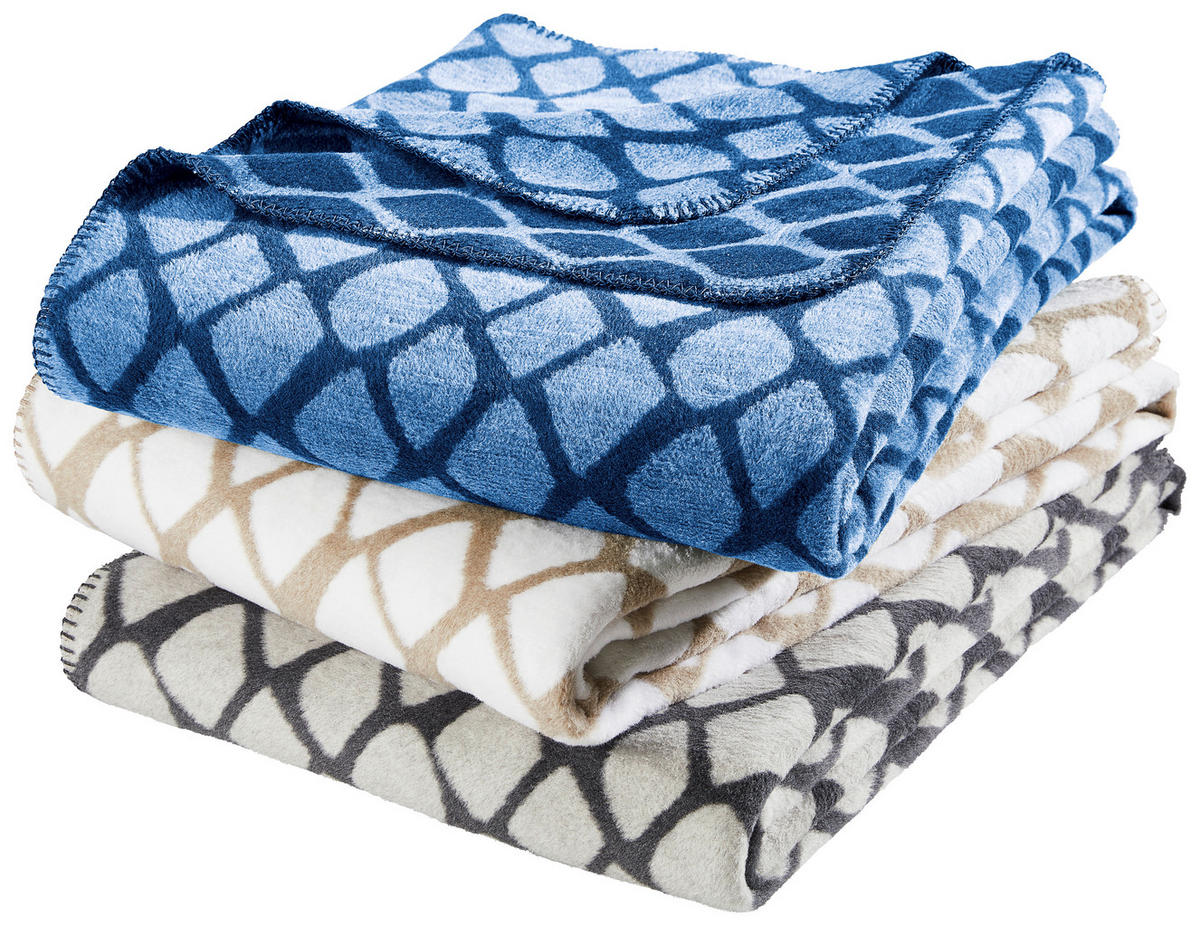 WOHNDECKE Snako 150/200 cm  - Anthrazit, Lifestyle, Textil (150/200cm) - Dieter Knoll