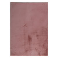 FELLTEPPICH 80/150 cm Olympos  - Rosa, KONVENTIONELL, Kunststoff/Textil (80/150cm)