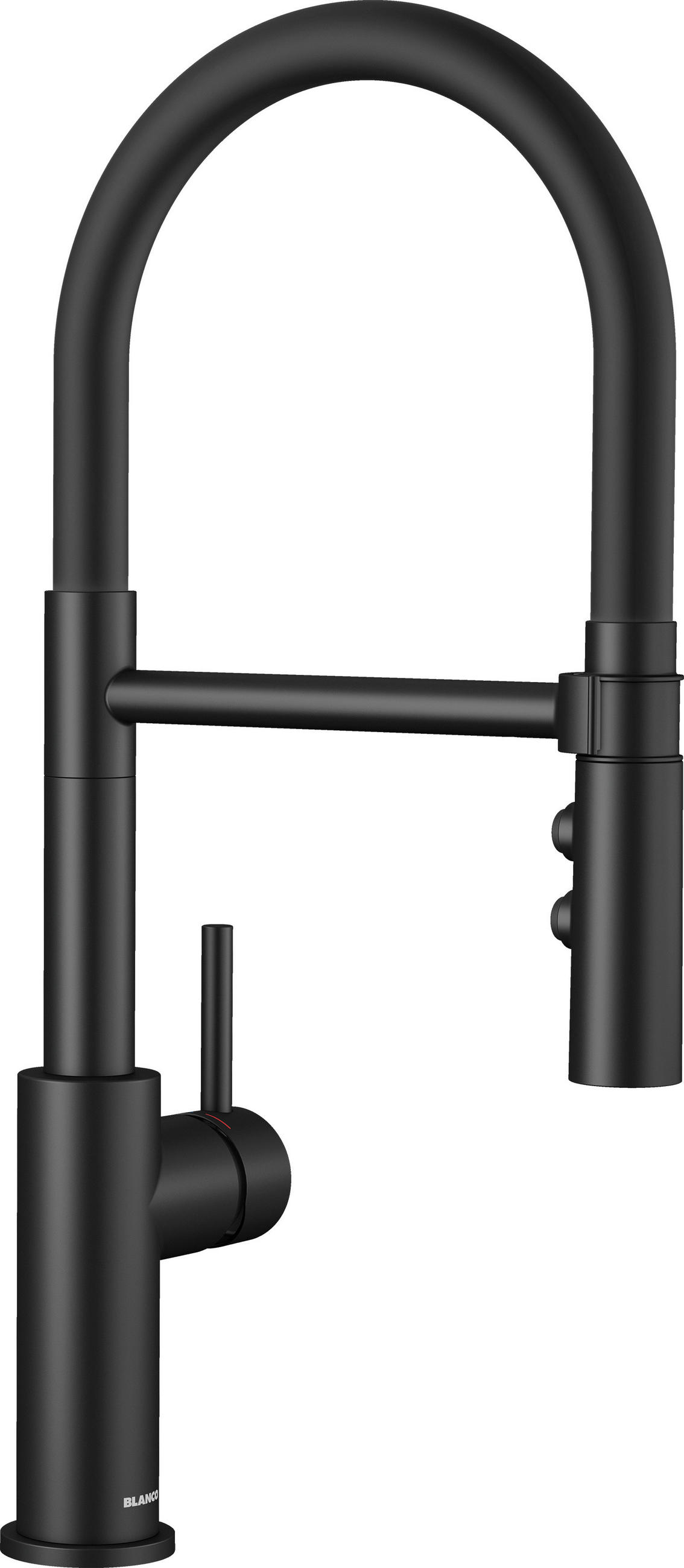 KÜCHENARMATUR - Schwarz, Basics, Metall (7,4/47,5/23,7cm) - Blanco