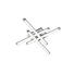 LED-DECKENLEUCHTE - Chromfarben, Design, Kunststoff/Metall (50,0/7,0/50,0cm) LED-DECKENLEUCHTE - Chromfarben, Design, Kunststoff/Metall (50,0/7,0/50,0cm)
