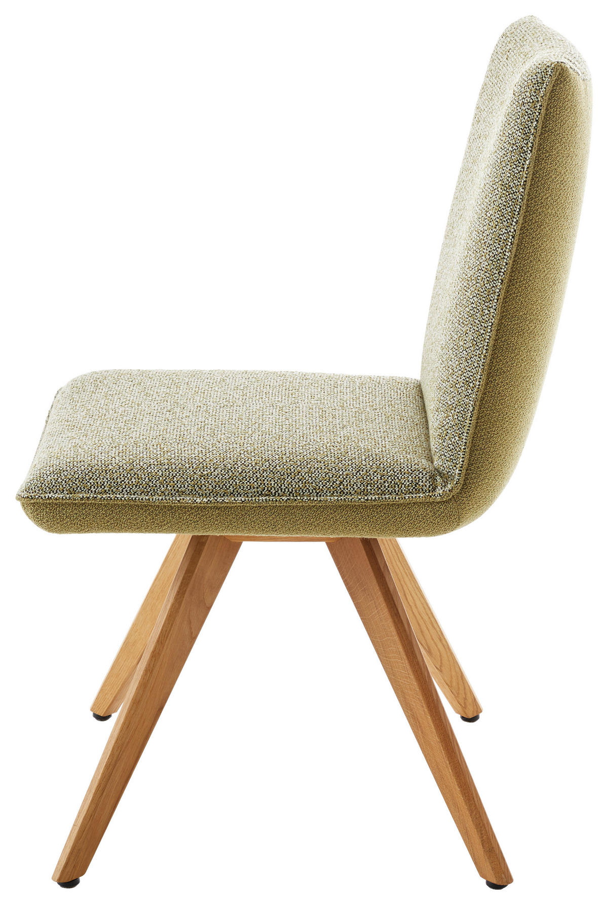 STUHL  in Flachgewebe  - Eichefarben/Hellgrün, Design, Holz/Textil (48/91/63cm) - Koinor