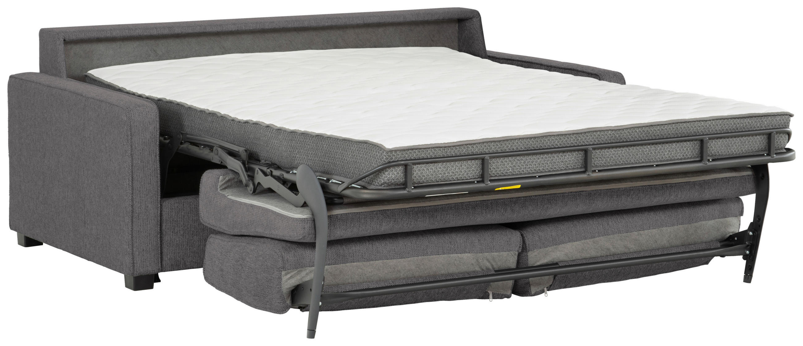 Thumbnail - Xora Schlafsofa, Anthrazit, Textil, 3-Sitzer, Füllung: Schaumstoff, 205x83x100 cm, Stoffauswahl, Rücken echt, Kinder- & ...