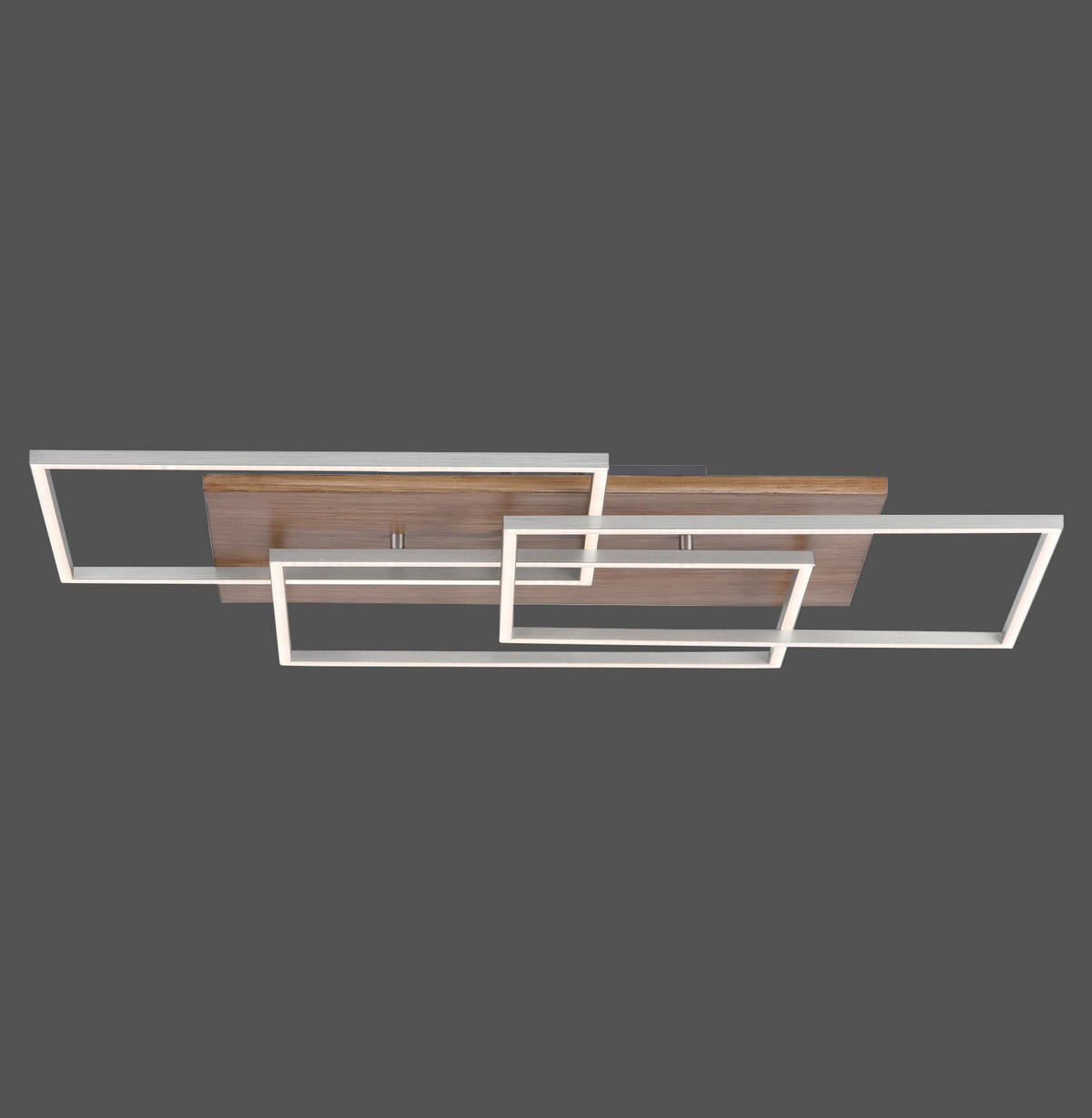 LED-DECKENLEUCHTE   - LIFESTYLE, Holz/Kunststoff (82/50cm)