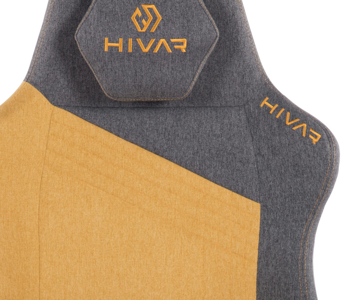 SKYLAR XL Sun Silver Anthrazit, Gelb, Silberfarben Metall, Textil   - Anthrazit/Gelb, LIFESTYLE, Textil/Metall (81/147/72cm) - HIVAR