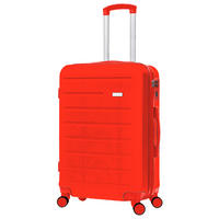 REISEKOFFER Rot  - Rot, Design, Kunststoff/Textil (76/49/29cm) - Novel