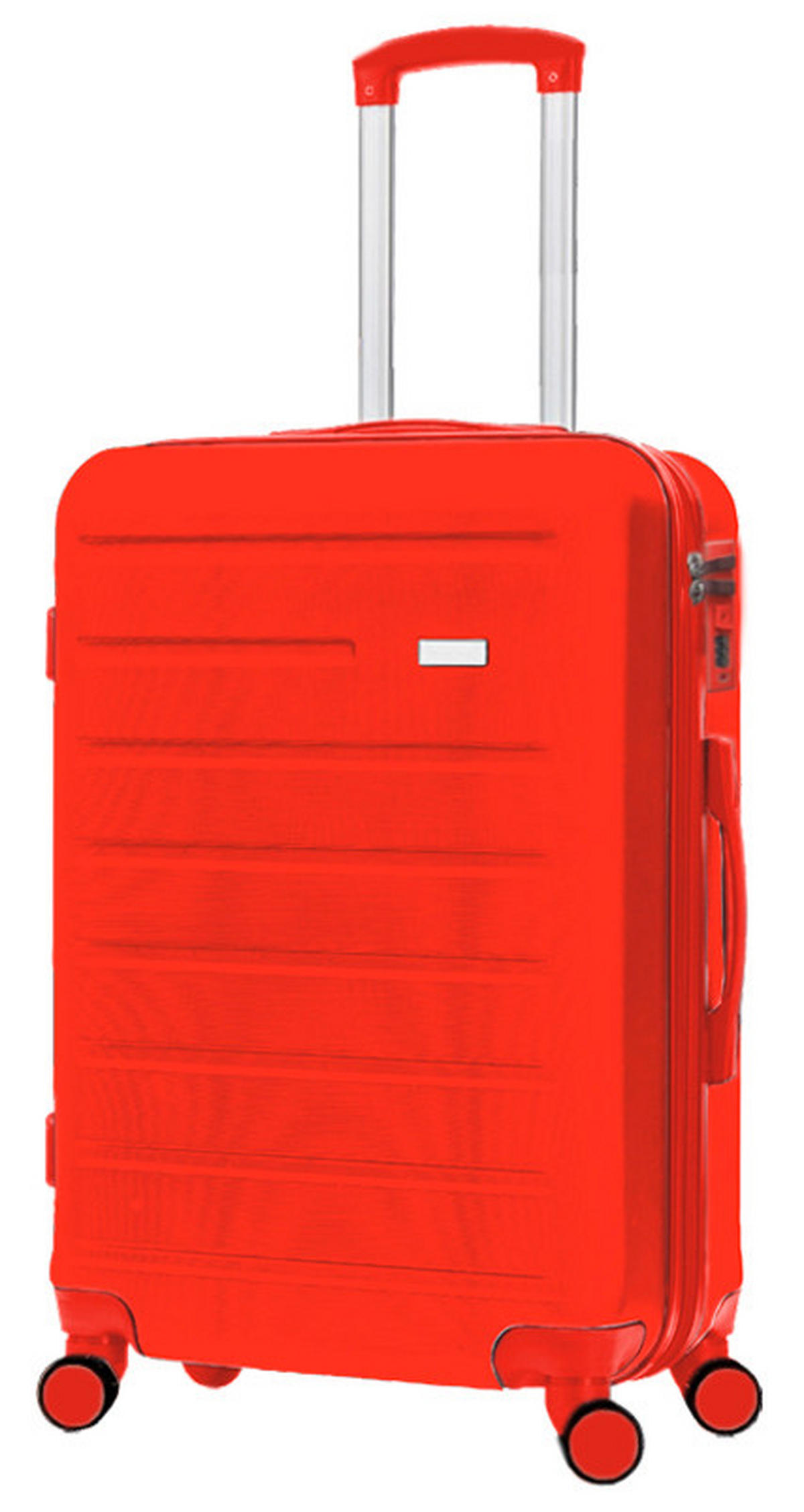 REISEKOFFER Rot  - Rot, Design, Kunststoff/Textil (76/49/29cm) - Novel