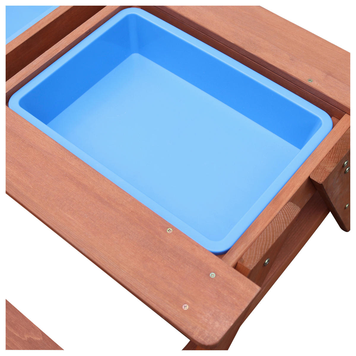 SAND- OCH VATTENBORD - brun, Klassisk, trä/plast (89/50,5/89cm)