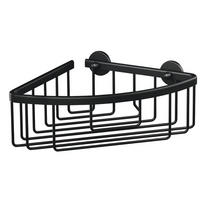 DUSCHABLAGE - Schwarz, Basics, Metall (20,2/9,2/20,7cm) - Tesa