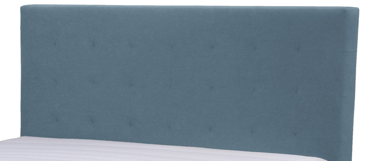 BOXBETT 100/200 cm  in Blau  - Blau/Schwarz, Konventionell, Kunststoff/Textil (100/200cm) - Moderano
