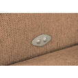 ECKSOFA Rostfarben Struktur  - Rostfarben/Schwarz, Design, Kunststoff/Textil (284/205cm) - Xora