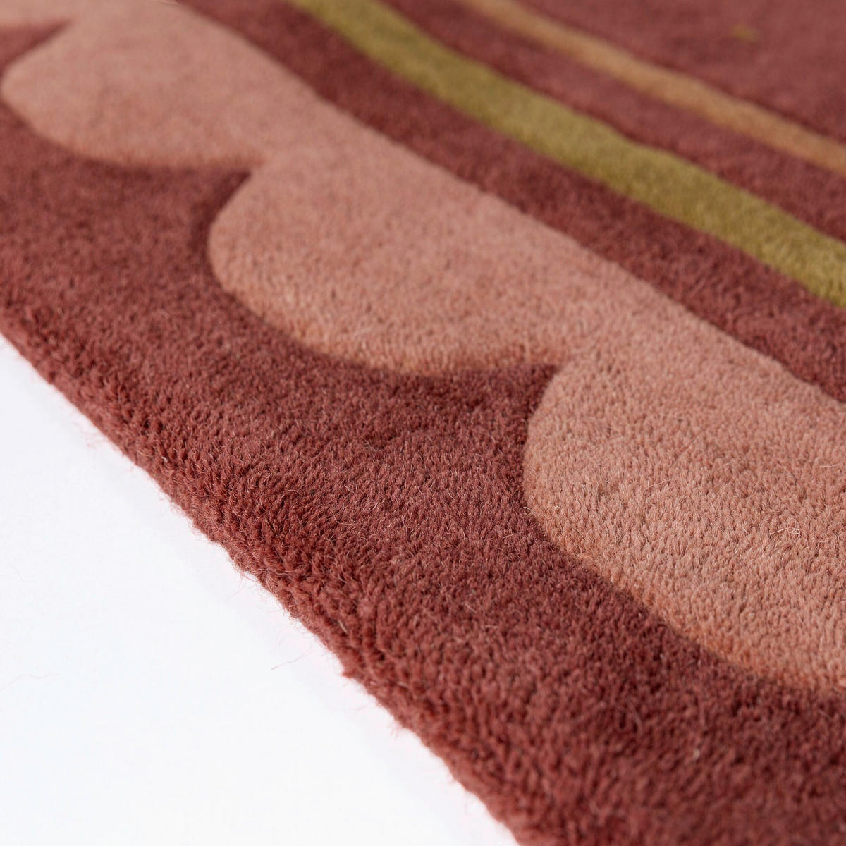 WOLLTEPPICH 80/230 cm Lois Dunkelrot rechteckig  - Dunkelrot, Basics, Textil (80/230cm) - Flair Rugs
