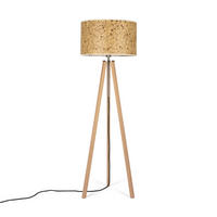 STEHLEUCHTE Holzbach 7 50/150/50 cm Skandinavisch  - Eiche Bianco/Eichefarben, Basics, Naturmaterialien/Holz (50/150/50cm)