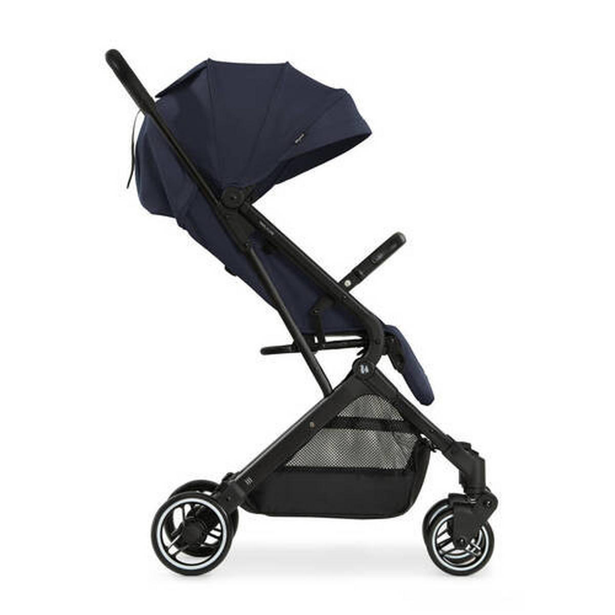 BUGGY Travel N Care  - Schwarz/Dunkelblau, Basics, Metall (86/50/104cm) - Hauck