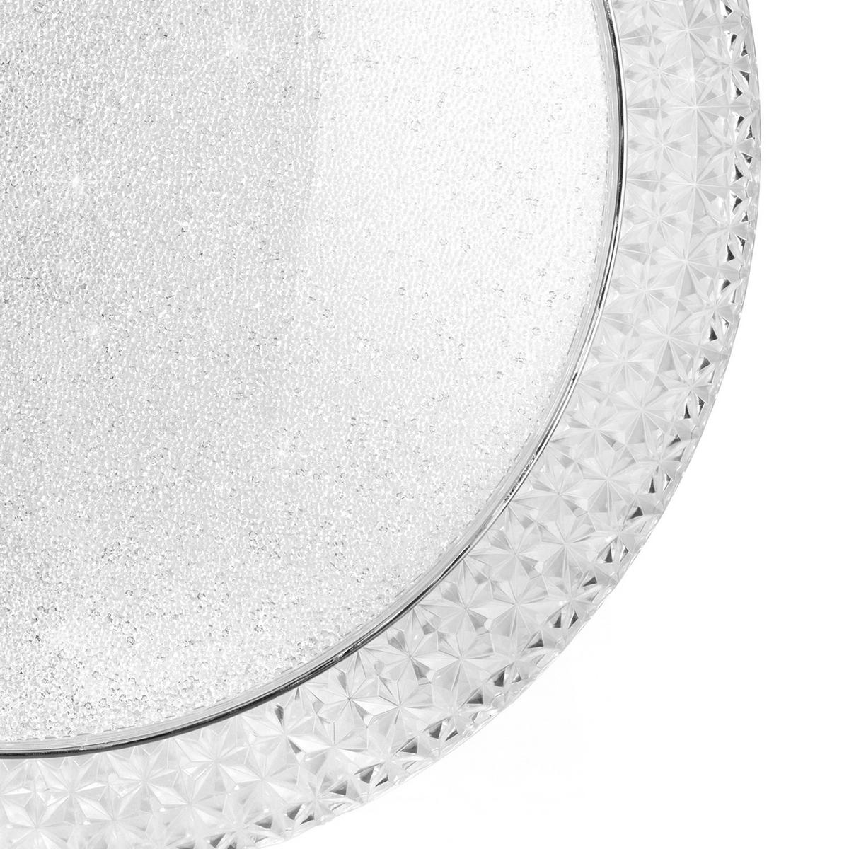 LED-DECKENLEUCHTE 1018 GIULIA 50/50/13 cm   - Klar/Chromfarben, Basics, Kunststoff/Metall (50/50/13cm)