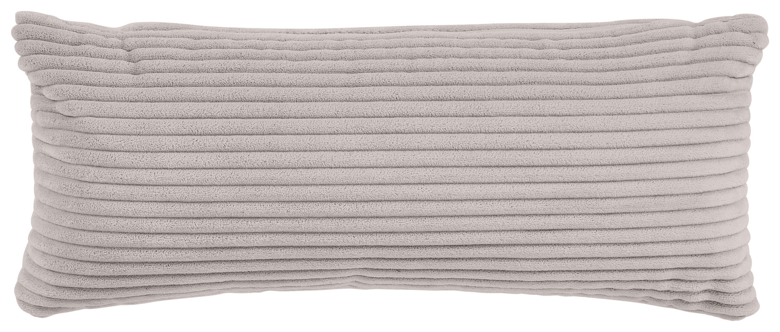 ECKSOFA in Cord Taupe  303/196 cm  - Taupe/Schwarz, Design, Kunststoff/Textil (303/196cm) - Livetastic