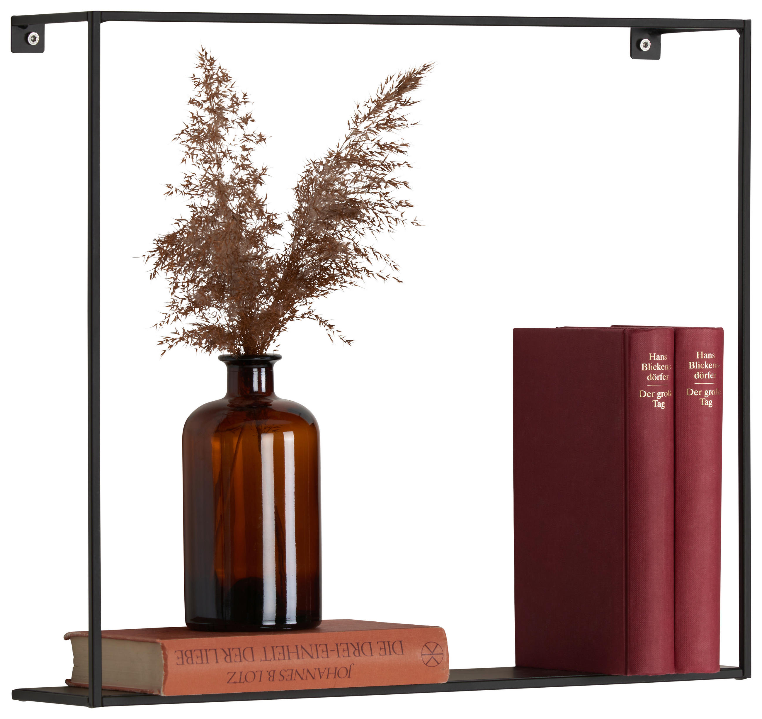 FALIPOLC 45/40/10 cm  - fekete, Trend, fém (45/40/10cm) - Landscape