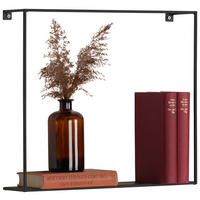 FALIPOLC 45/40/10 cm  - fekete, Trend, fém (45/40/10cm) - Landscape